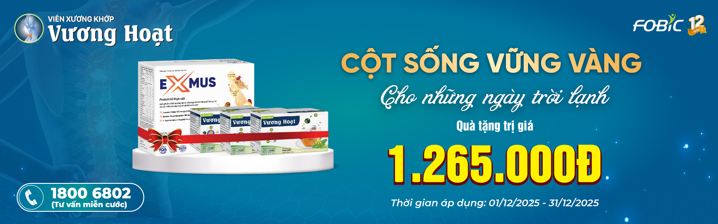 CỘT SỐNG VỮNG VÀNG - Không lo đau nhức khi trời lạnh