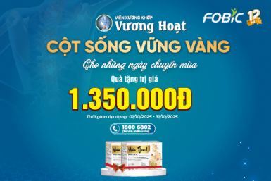 CỘT SỐNG VỮNG VÀNG - Không lo đau nhức khi chuyển mùa